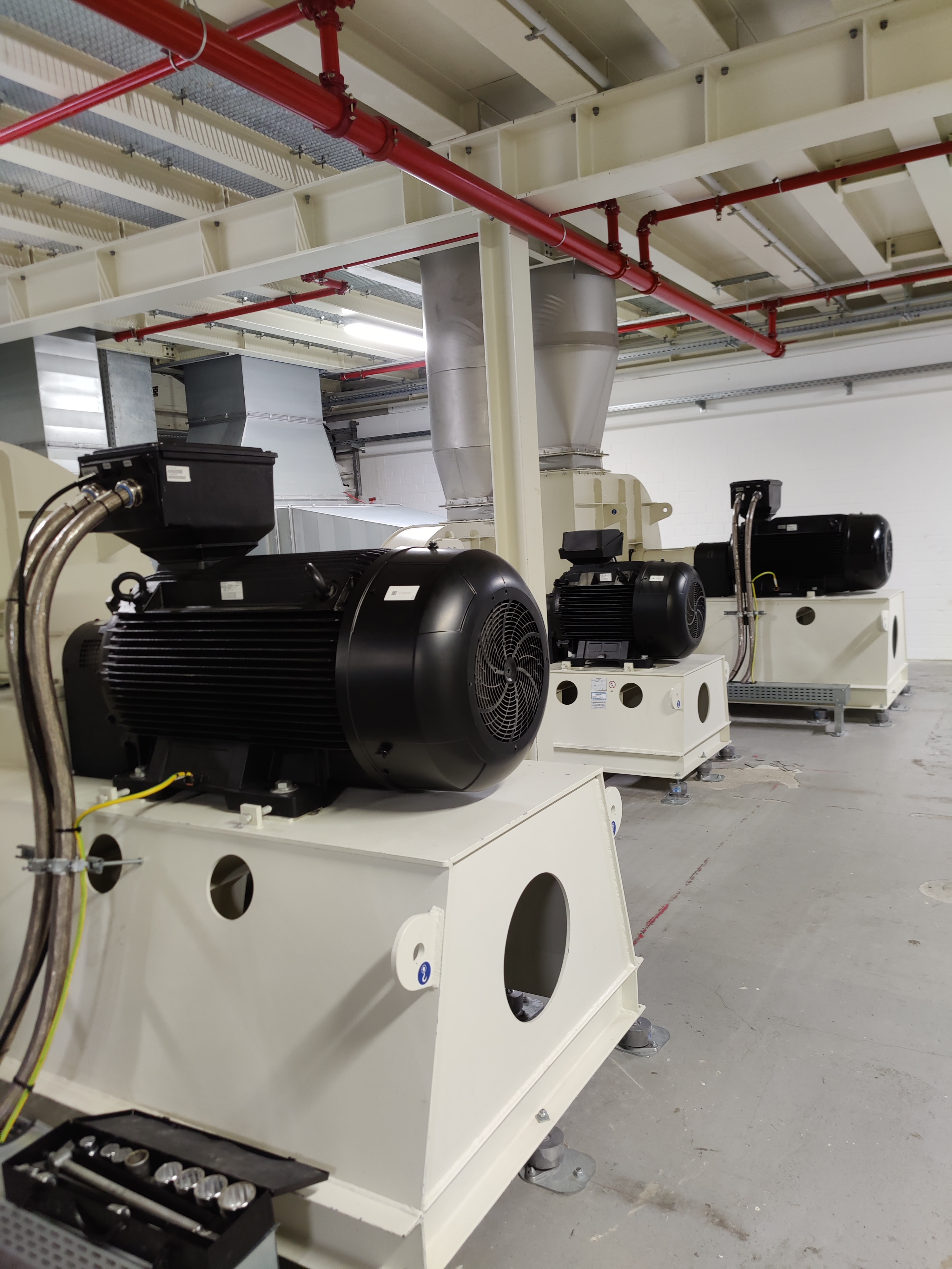 Drehstromasynchronmotoren nach erfolgreicher Revision