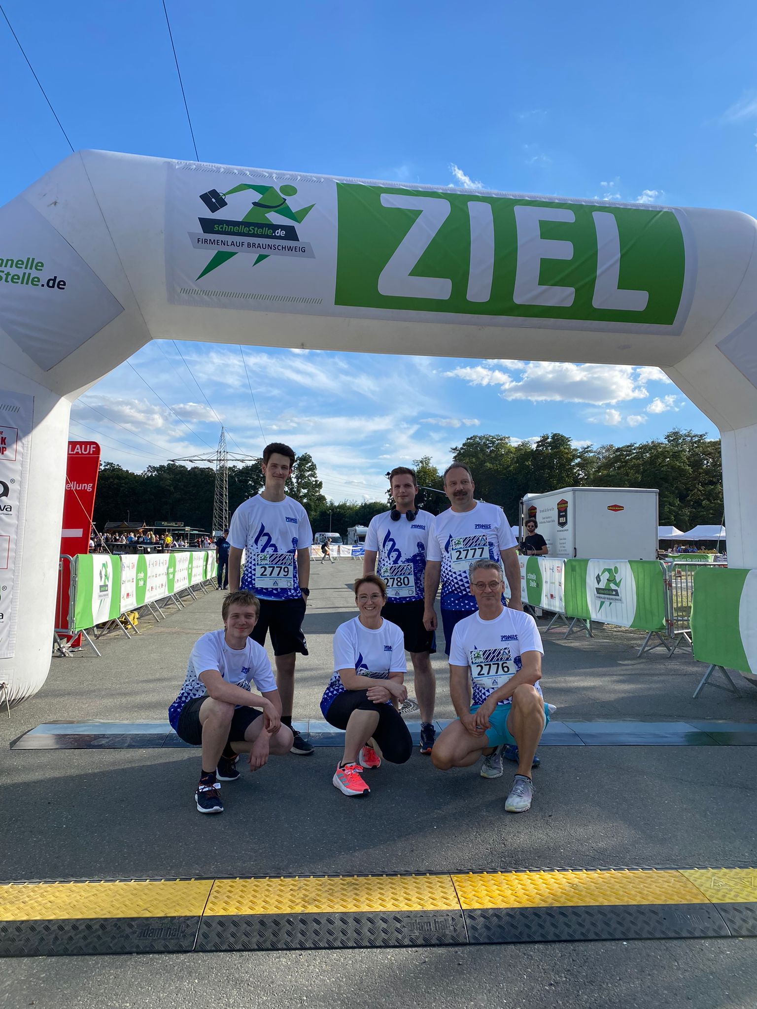 Unser Team VOR dem Lauf