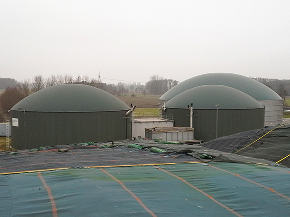 Blockheizkraftwerk und Biogasanlage